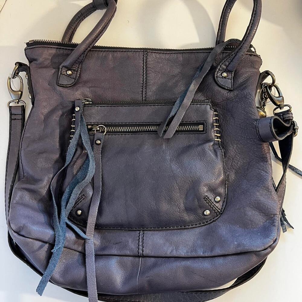 Lucky brand purple genuine leather purse